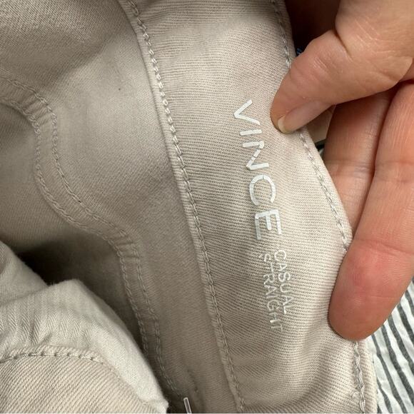 DL 1961 Tan Vince Casual Straight Jeans Mens 35 XTWill Classic Denim - Picture 8 of 14